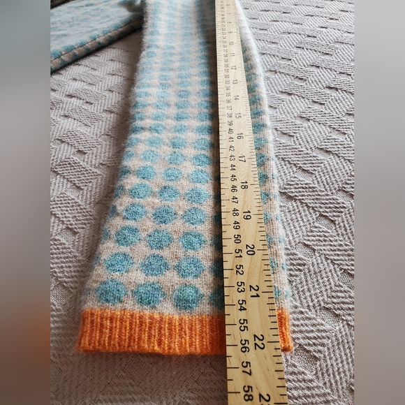 Orla Kiely Retro Polka Dot Lambswool Angora Cardigan - Picture 7 of 12